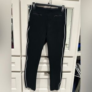 Spanx, The Perfect Pant, Ankle Piped Skinny (Medium Petite, Black)